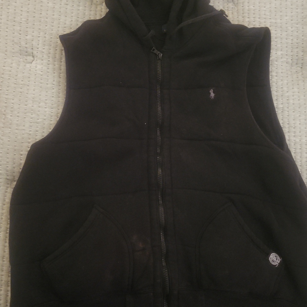 Ralph Lauren Vest, XXL, Black